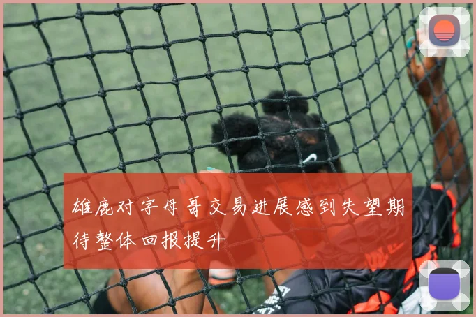 雄鹿对字母哥交易进展感到失望期待整体回报提升
